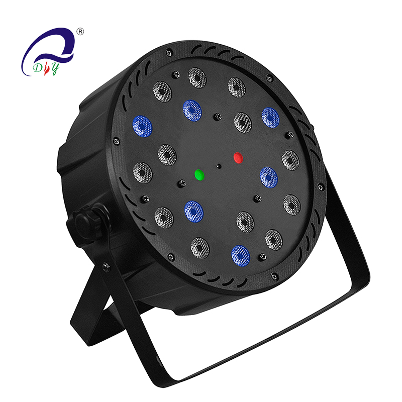 PL103 18PCS RGB LED Lézer Par Fény az esküvőre és a bulira
