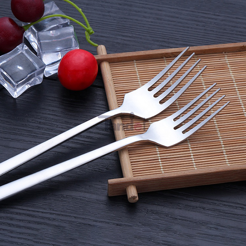 Háztartási cikkek Rozsdamentes acél 18\/10 koreai stílusú vékony edénykészlet, koreai evőeszközkészlet