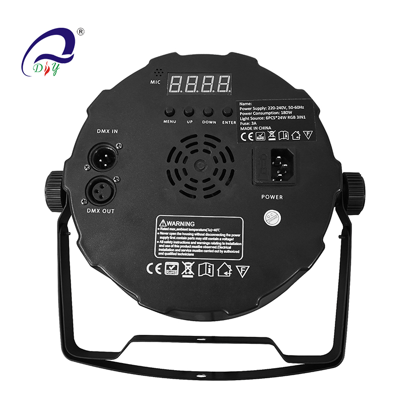 PL101 6PCS LED COB 200W Par Can Light diszkóhoz