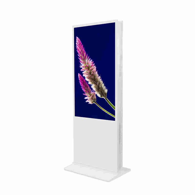 43 inch Floor Upstanding Double Sided Digital Sigage Kiosk Revertising Player Billboard for shopping mall, traile marke and bank lobby