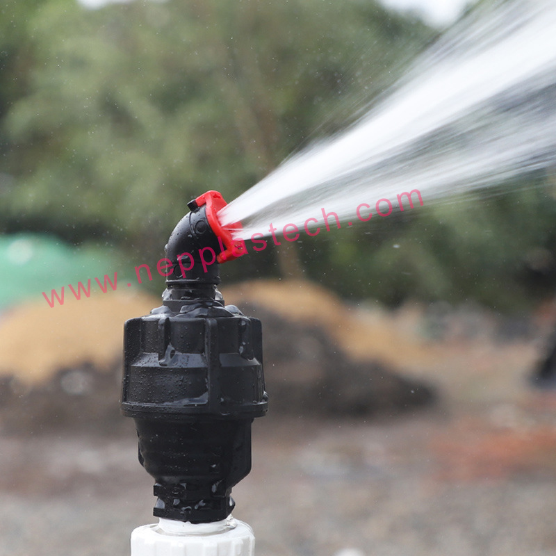 mezőgazdaság és kerti öntözőrendszer műanyag 360 rotációs sprinklerek