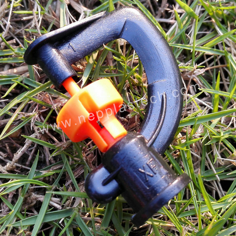 Kertészeti automata öntözőrendszer mikrorotoros sprinklerek