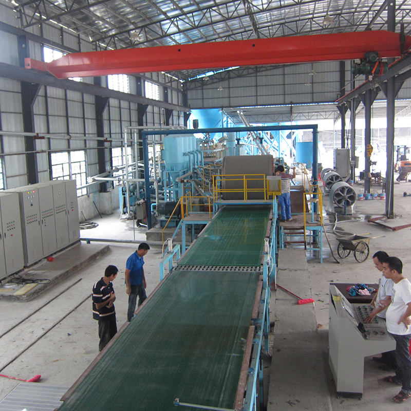 Kalcium-szilikát deszka \/ szálas cement nyomólemez berendezések