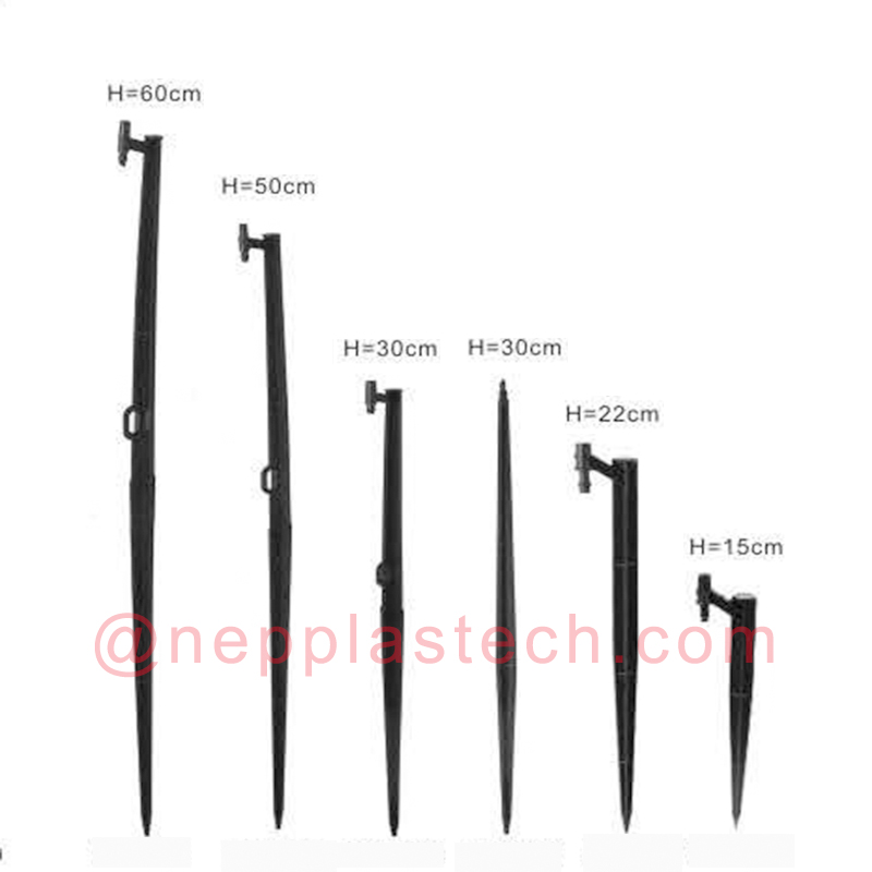 napenergia-öntözőrendszer-tartozékok 15 mm-től 60 mm-ig terjedő fekete mikropermetezőgép-fúvókákhoz