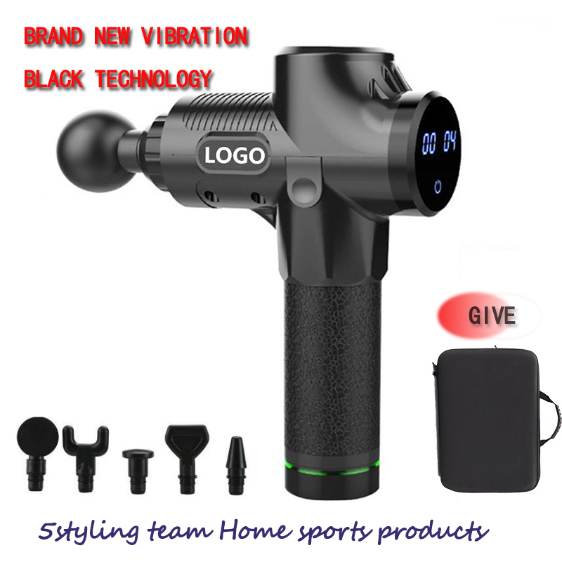 Mély izom, amely lazít a fascial gun háztartási elektromos masszírozó fegyver, OEM fitnesz masszírozó fegyver