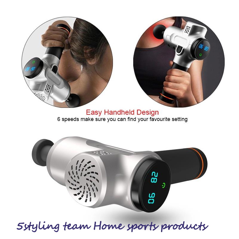 Mély izom, amely lazít a fascial gun háztartási elektromos masszírozó fegyver, OEM fitnesz masszírozó fegyver