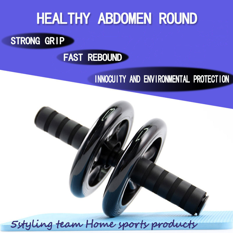 Új hasi kerék, egészséges hasi kerék, dupla kerék, néma, kis henger, beltéri fitnesz felszerelés, manikűr vonal gyakorlat, fogyókúra