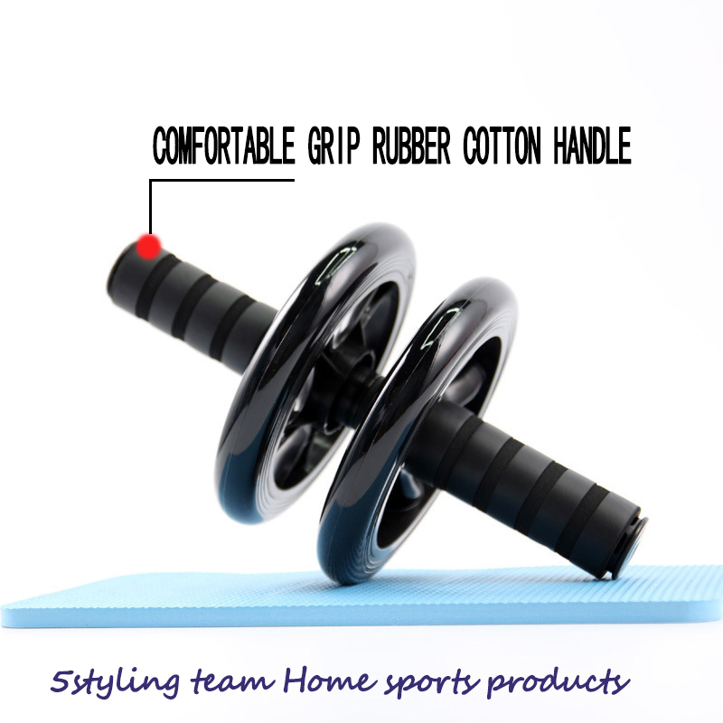Új hasi kerék, egészséges hasi kerék, dupla kerék, néma, kis henger, beltéri fitnesz felszerelés, manikűr vonal gyakorlat, fogyókúra