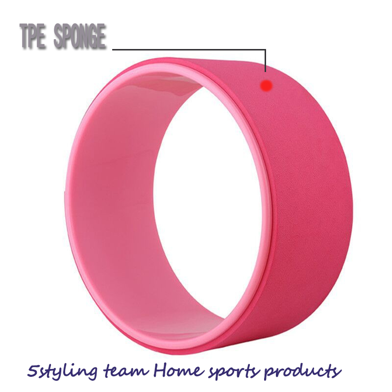 A gyártó közvetlen értékesítése Jógakerék hátrahajlási tárgy alsó rész hátsó rész Jógakerék Pilates kör Dharmakerék Jóga segédkerék