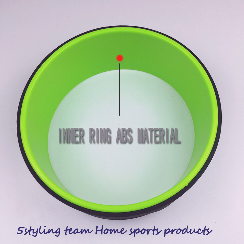 A gyártó közvetlen értékesítése Jógakerék hátrahajlási tárgy alsó rész hátsó rész Jógakerék Pilates kör Dharmakerék Jóga segédkerék