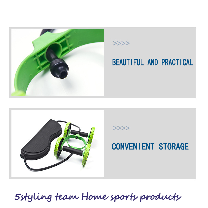 A gyártó közvetlen többfunkciós szétnyitó gép háztartási dupla kerék hasi egészségügyi eszköz feszítőkötél hasi egészségügyi kerék