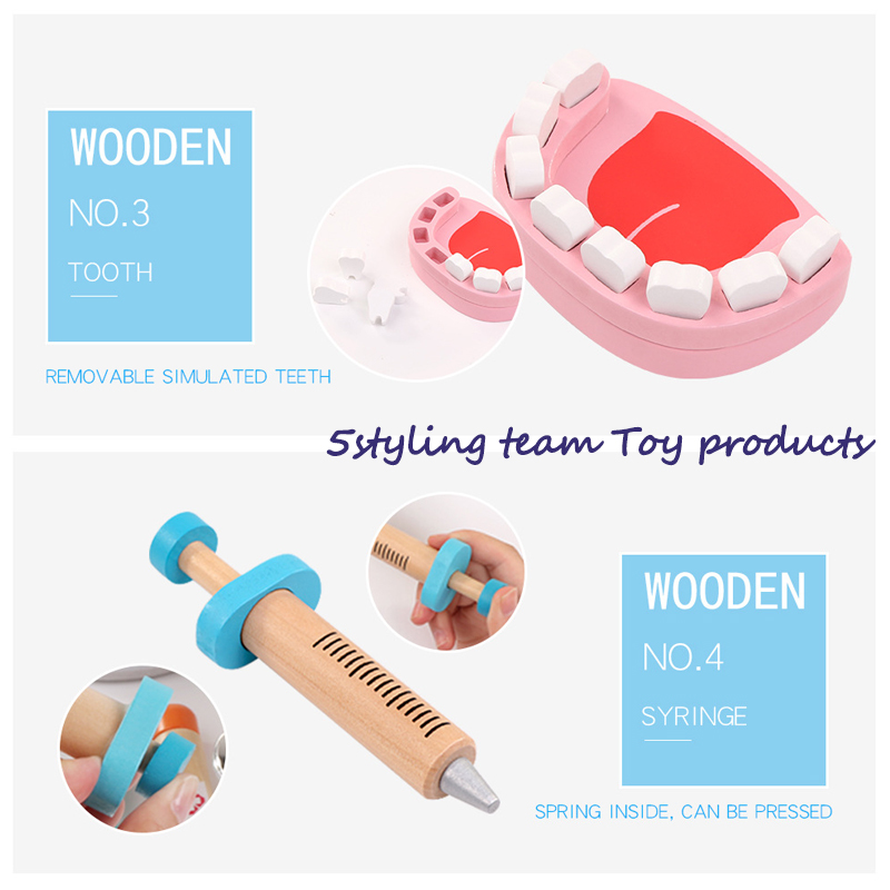 Ruhás táska szimuláció hordozható orvos-nővér gyermek szerep-szimuláció játék a ház szakértő fajáték