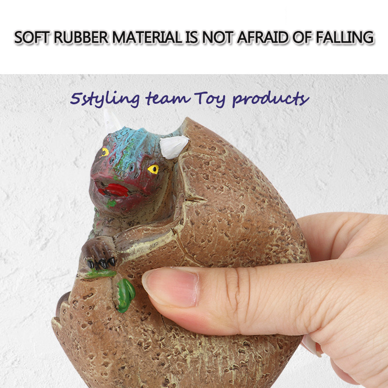 Határokon átnyúló speciális célú Amazon Jurassic lágy gumi héj, amely hangot, fényt, dinoszaurusztojásokat, gyermekek oktatójátékait törheti