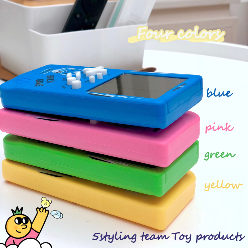 Népszerű külkereskedelmi kézi nagyképernyős játékgép Tetris nosztalgikus klasszikus puzzle arcade kreatív ajándék