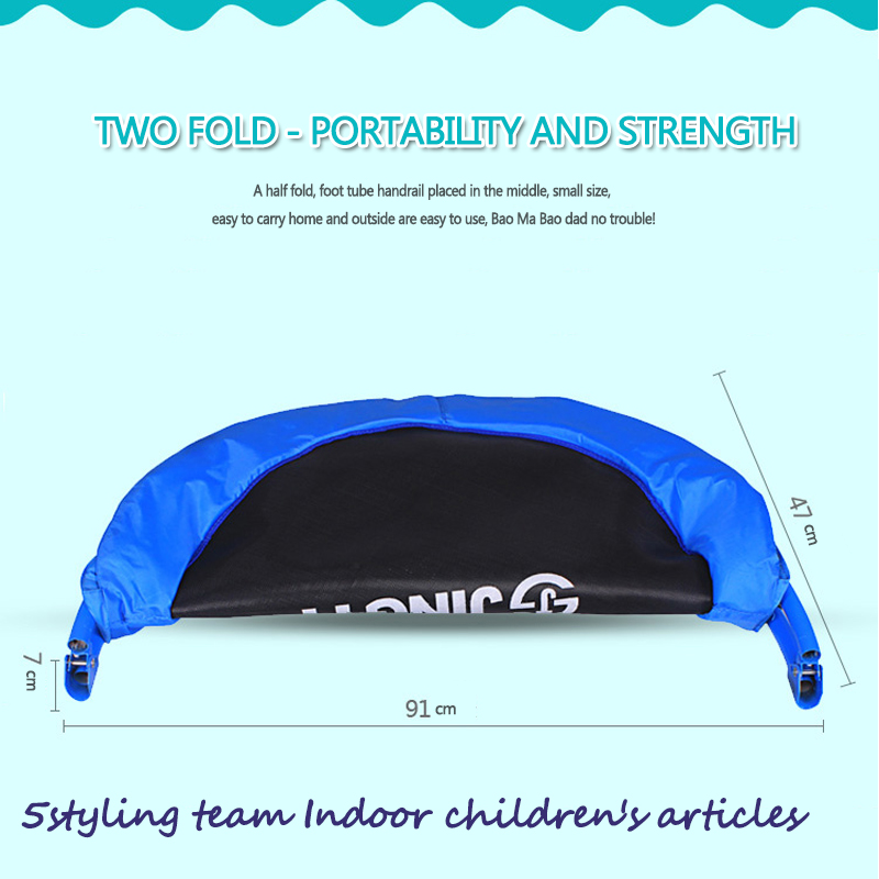 Trambulin gyermek háztartási trambulin beltéri trambulin összecsukható gyermekek számára dörzsölő ágy baba pattogó ágya korláttal