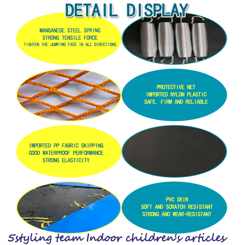 Gyerek trambulin az óvodában; beltéri és kültéri trambulin; kültéri park tér; a gyártó testreszabott ragacsos trambulinja