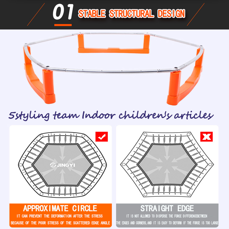 Trambulin gyermek otthoni beltéri trambulinhoz védőháló rugóval baba-trambulinhoz bungee jumping kültéri trambulinhoz