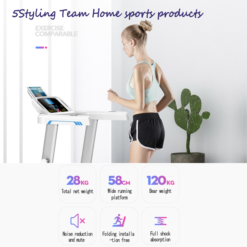 Határokon átnyúló, új belföldi és külföldi kereskedelemben használható intelligens futópad, intelligens gyalogos gép, összecsukható beltéri multifunkcionális fitnesz felszerelés