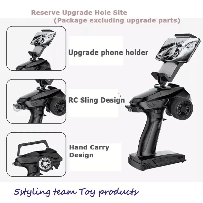 Kis repülő elefánt X6 fegyvervezérlő 2.4G fegyver távvezérlő 3456-os csatornás tankmodell, RC alkatrészek