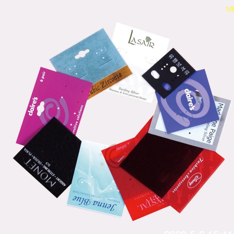 műanyag ékszerkártya