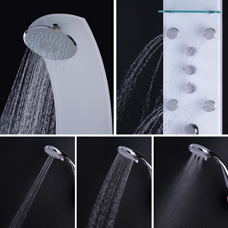 Biztonsági edzett üveg zuhanypanel CF6506