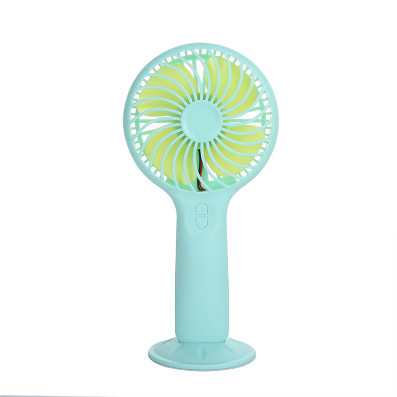 3-féle sebességű hordozható újratölthető USB mini elektromos kézi ventilátor