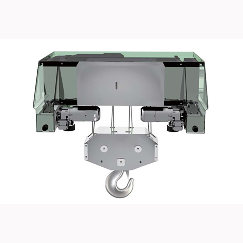 Drótkötél elektromos emelő a tiszta szobában.