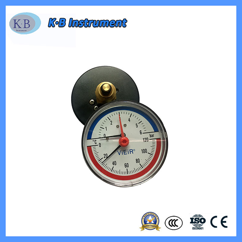 Hőmérsékletmérő, mechanikus nyomásmérő és hőmérséklet mérő