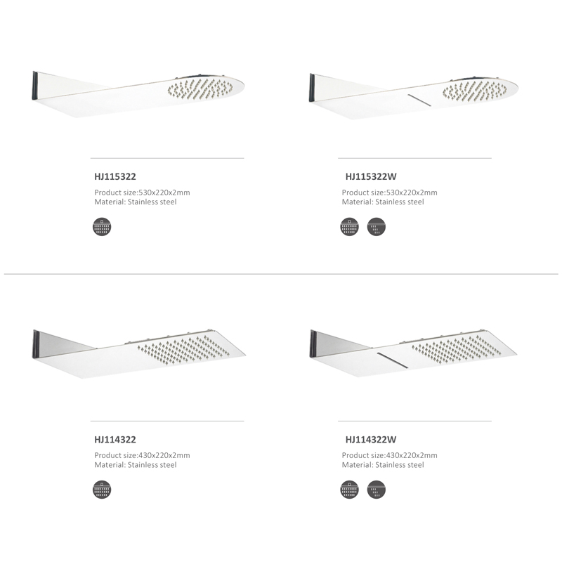 Rozsdamentes acél zuhanyfej