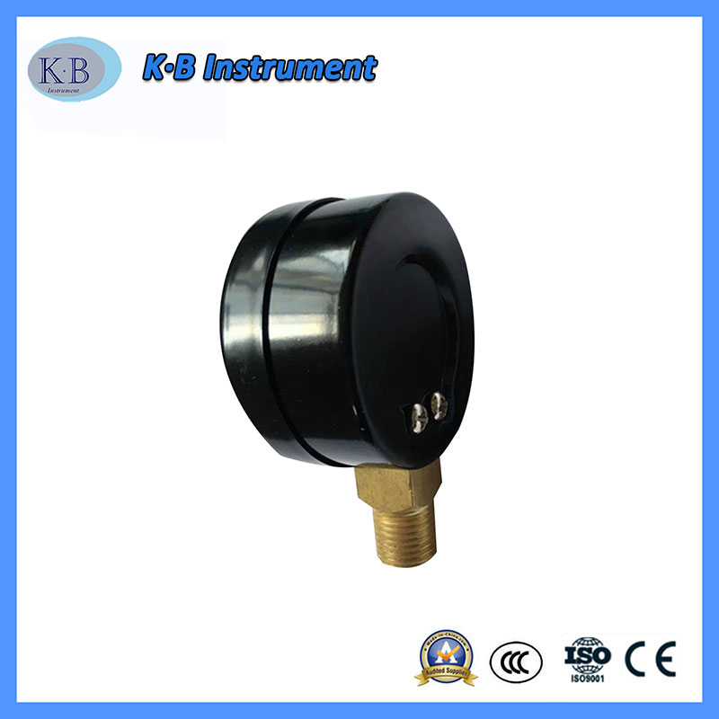 Fekete esperes réz mozgása és belső hidraulikus Gauge száraz típusú kereskedelmi nyomásmérő a szivattyú berendezés alkatrészeihez