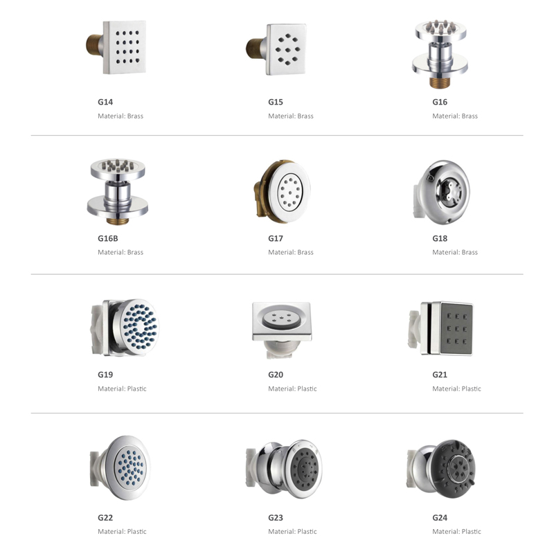 A zuhanyzópanel kiegészítői sorozat