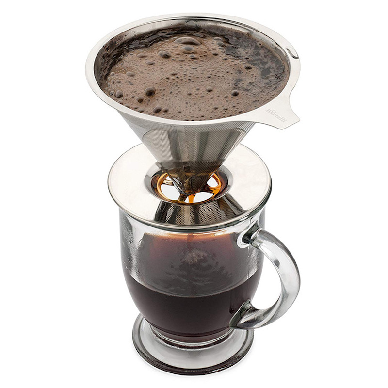 Rozsdamentes Steel Drip Reuble Pour Over Stand Mesh Coffee Filter