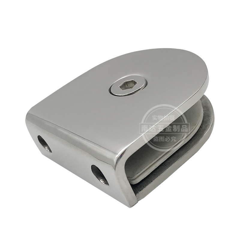 Rozsdamentes acélból készült üveg megoszlási kód 0 fokozatú rögzített klip üveg védőkorlát partíciós kód zuhanyzószoba üvegkapocs