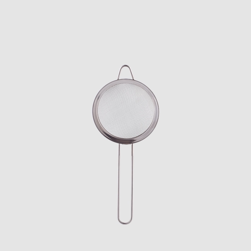 KIS MÉRET Sütőeszközök \/ kézi rozsdamentes acél liszt szita \/ konyhai szűrő