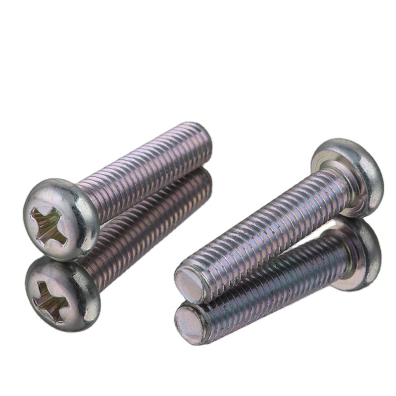 Gépkeresztmetszetű süllyesztett fejű rögzítőelemek Acélcsavarok Csavarok