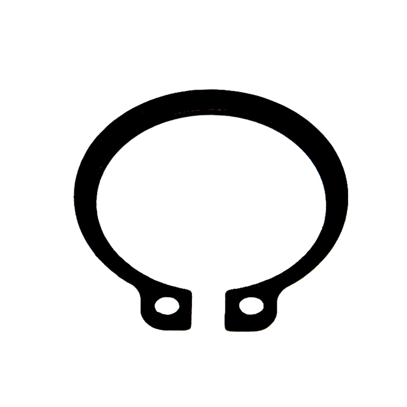 Rozsdamentes acél SS304 fekete metrikus DIN471 C típusú tengelykapcsoló tengelyhez