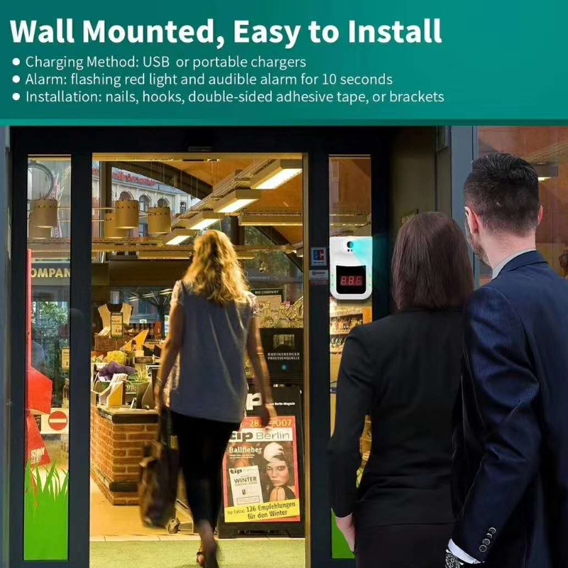 2020 Új Products Wall Mounted Infrary Thermométer az emberi test számára