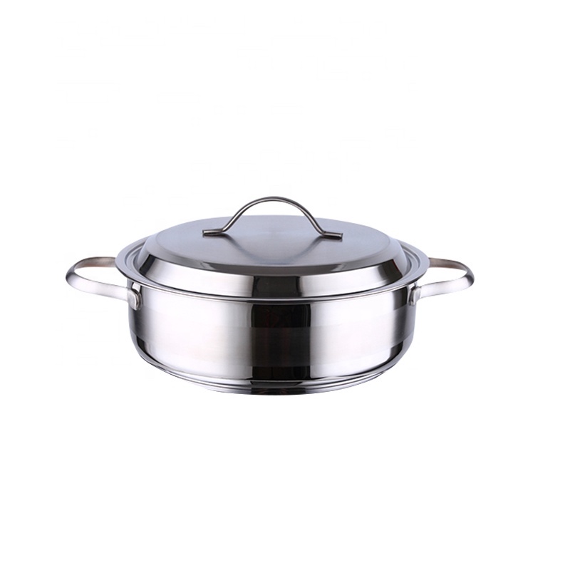 rozsdamentes acél casserol