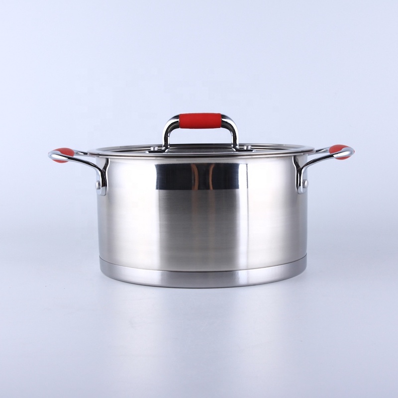 rozsdamentes acél borítású casserol