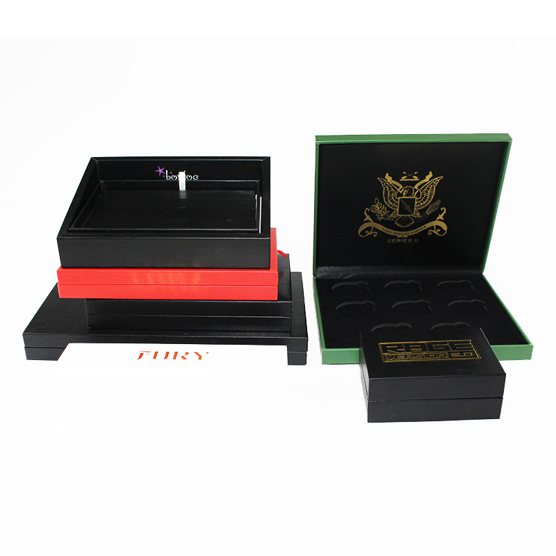 Fém óradoboz fából készült óradoboz, automata forgó órajelző doboz