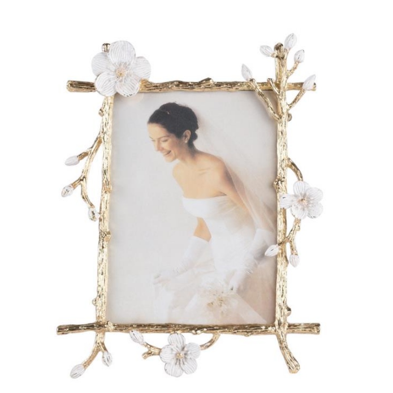 697\\\\ európai retro gold modern, egyszerű luxus zománc kreatívos fémképkeret