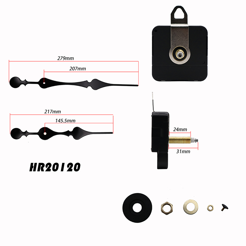 31mm nagy nyomaték, I tengelyfal-óra mozgás és HR20120 órakéz