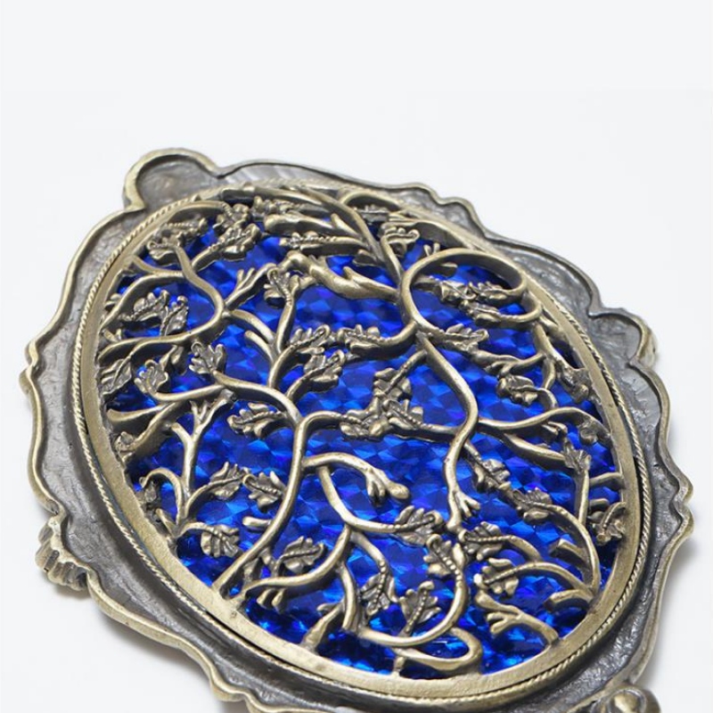 Kreatív otthon nagyítható tükör fém kézműves smink tükör szülinapi ajándék