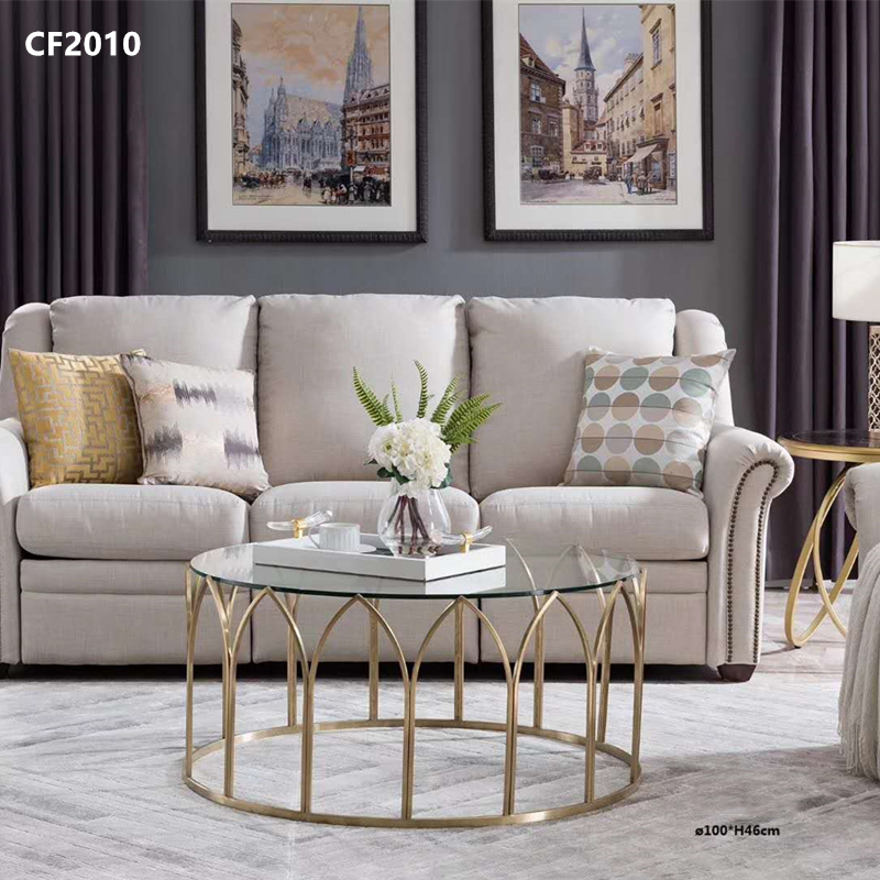 Üveg kávézóasztal, rozsdamentes acél kávézóasztal, márvány dohányzóasztal, vas művészeti dohányzóasztal