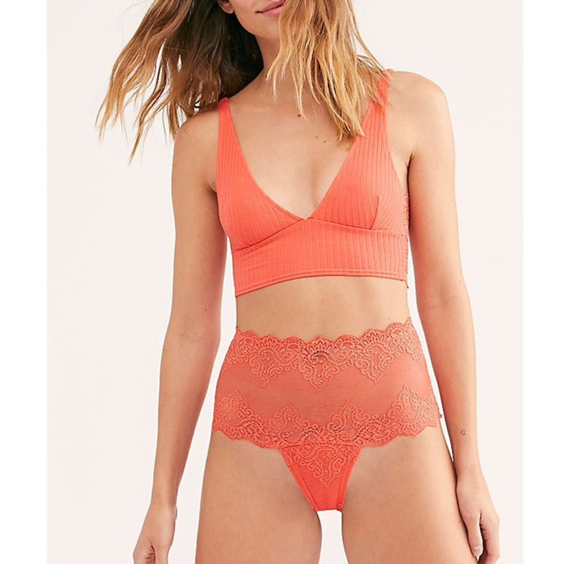 Tehát finom csipke magas derékú tanga