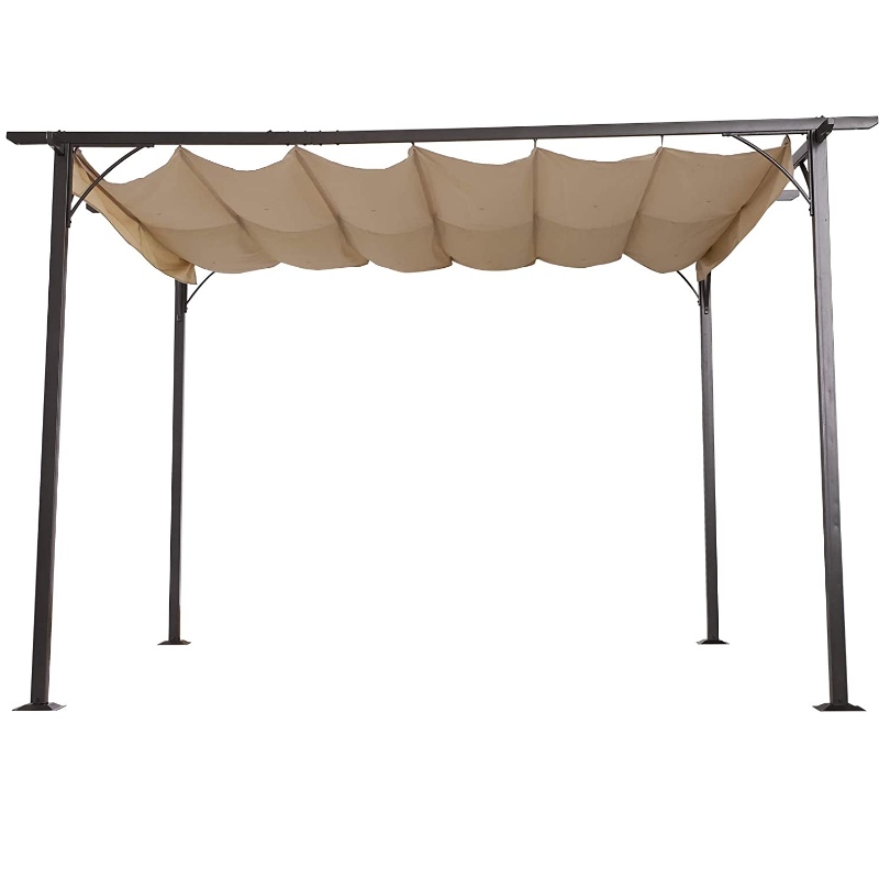 Visszavonható Pergola Canopy Outdoor Gazebo-val