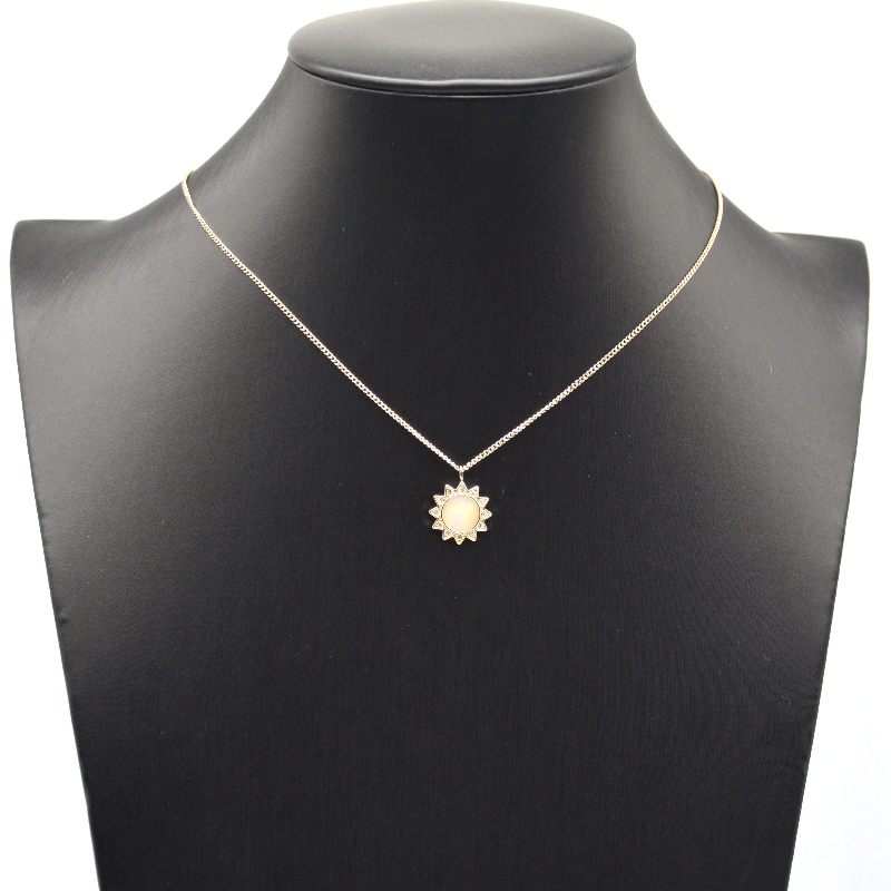 Rozsdamentes acél pálcikás medálos nyaklánc rfbnck1347