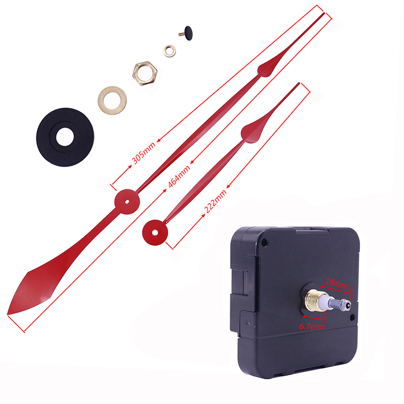 nagykereskedelmi 15 mm-es nagy nyomatékú tengelyes falióra-mozgás órakezelővel