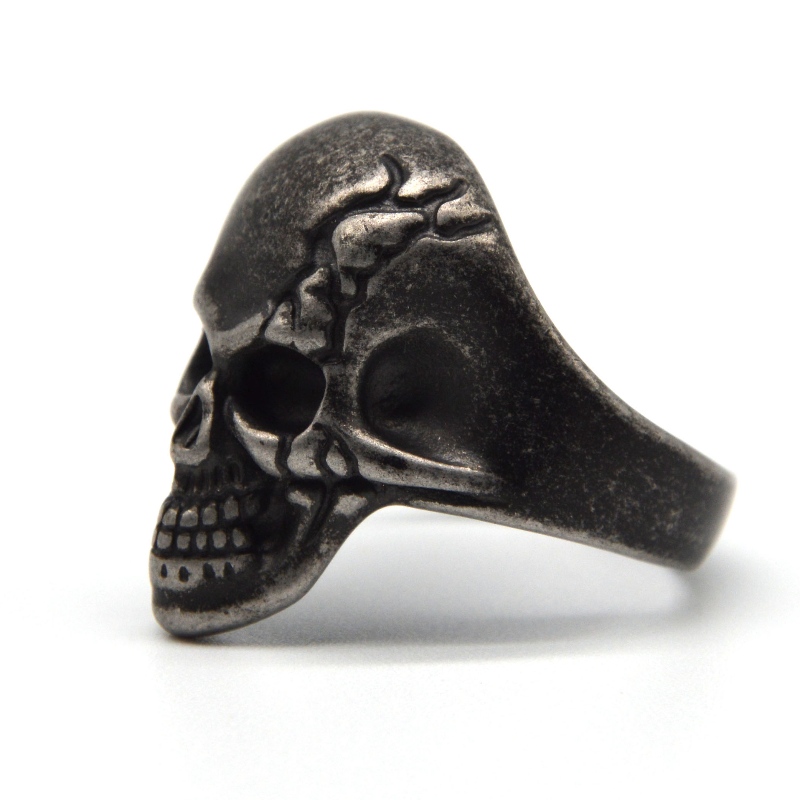 Rozsdamentes acél koponya gyűrű rfbrg0016