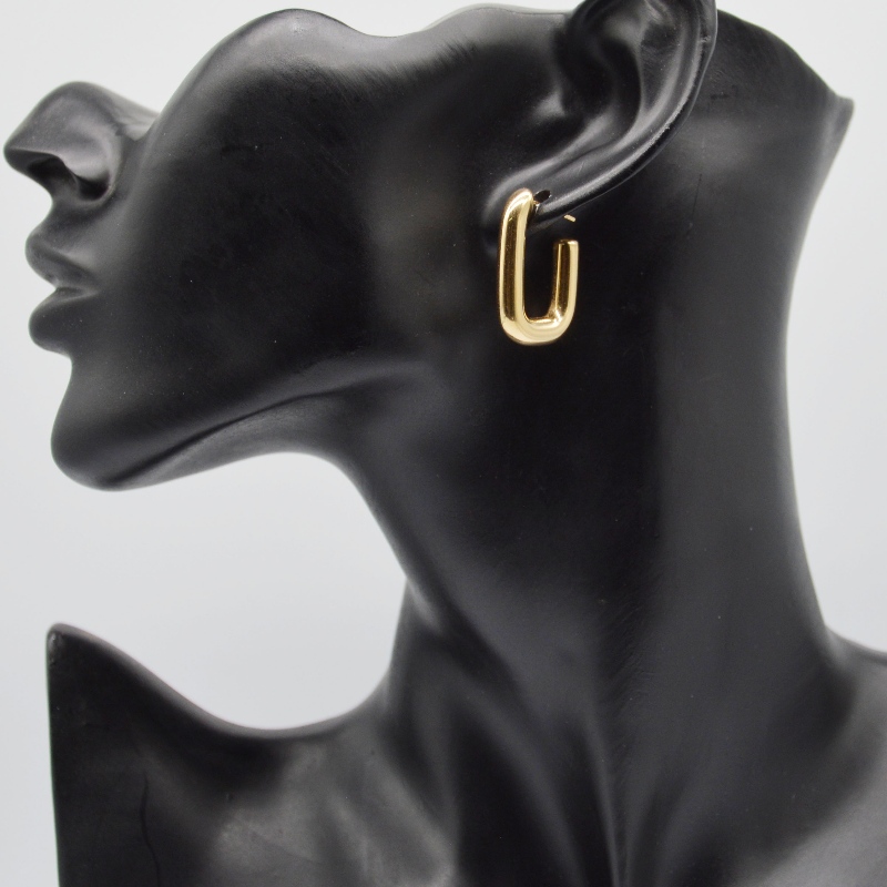 Rozsdamentes acél C típusú Earnring rfbear166